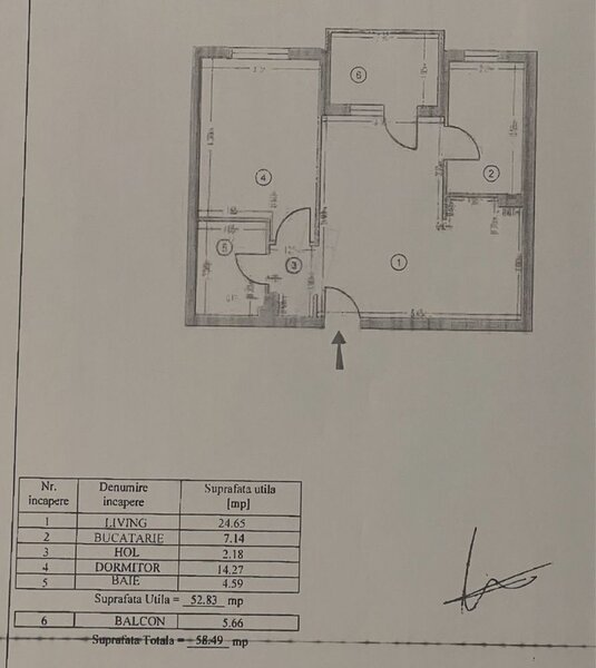 Pipera - apt 2 camere 58 mp cu parcare proprie- Adora residence